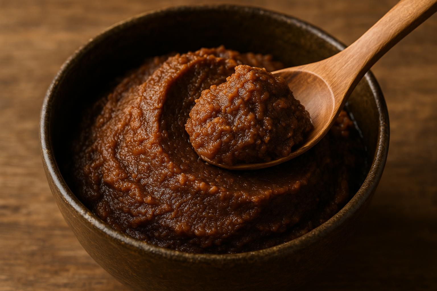 完成した手作り味噌
