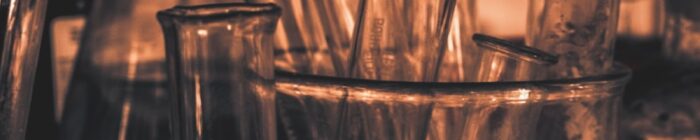 a bunch of glasses sitting on top of a table